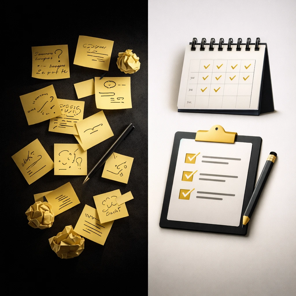 النظام يتفوق على الإلهام