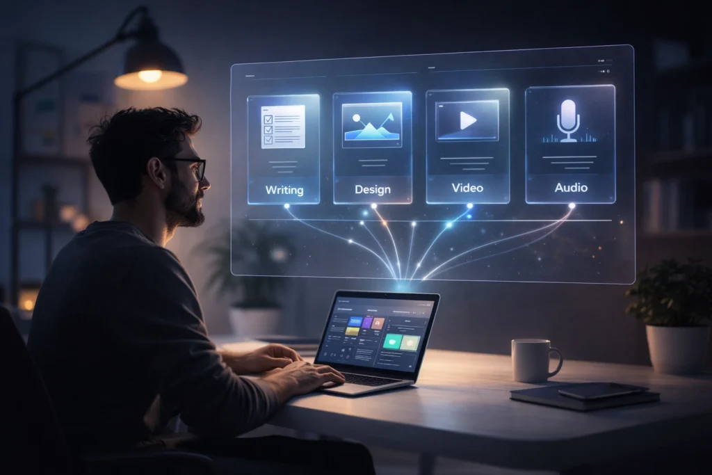 أدوات الذكاء الاصطناعي لصناع المحتوى: الدليل الشامل 2026